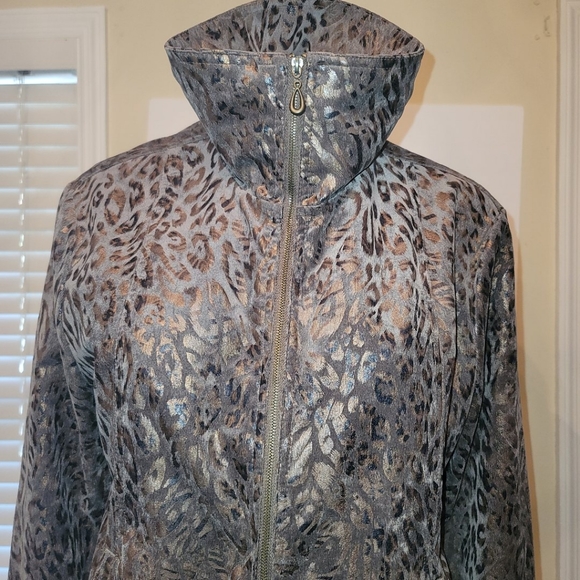 VINTAGE Gold Jacket by COMPANY COLLECTION, SZ 14P - Picture 2 of 12